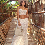 LACE SET IVORY